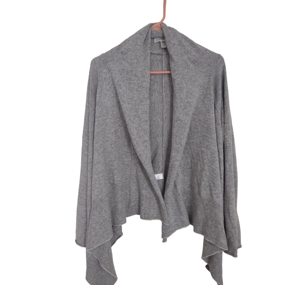 Banana republic luxury cashmere blend Gray shawl open cardigan Size XS/S